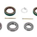 Pack of 2 Trailer Axle Bearings Kit L68149 L44649 Fits for 1-3/8'' to 1-1/16'' 3500 Lbs Trailer Axle 1.719'' Grease Seal 10-19#84 Spindle