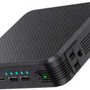 Portable Laptop Power Bank 100W AC Outlet, 72Wh/20000mAh with 65W PD USB C Portable Laptop Charger, External Battery Pack for MacBook, Notebooks, Laptops