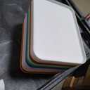 10 Pack Plastic Art Craft Trays, Multicolor Activity Sensory Puzzle Sorting Trays for DIY Projects Beads Jewelry, Stackable Food Serving Platters Home Restaurant Organizer Party Supply 12x9in