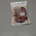 2 x TENNYCHAOR Happy Holidays Banner, Buffalo Plaid Christmas Decorations, Rustic Bear and Tree Garland, Indoor Outdoor Holiday Decor,Christmas New Years Eve Decorations.