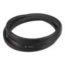 uxcell A48 1/2 Classic Wrapped V-Belt, 50" Outside Circumference Wrapped Industrial Rubber V-Belt A Profile V-Belt for Industrial Machinery Equipment, Black