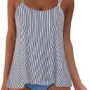 SUUKSESS Women Ruffle High Waisted Tankini Swimsuit Tummy Control Bathing Suit (Blue, XL)