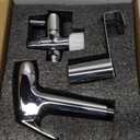 Handheld Toilet Bidet Sprayer for Toilet-Adjustable Water Pressure Control with Bidet Hose for Feminine Wash, Stainless Steel Brushed Nickel Bidet Faucet Cloth Diaper for Baby Wash