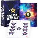 Math Stars Math Learning Cards  Guided Addition & Subtraction Practice for Teen & Adult Learners (Ages 13+), Instructional Math Study Tool by Briston