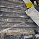 ALLAIBB Triple Lock 49.21-66.54" Extra Wide Baby Gate Metal 30" Tall Black