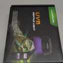 LED Reptiles Light with Remote, UVA UVB FR Lamp for Rainforest & Desert Reptiles, Ferguson Zones 1-4, Timer Switch, 10 Dimmable, for Bearded Dragon, Turtle, Frog, Snake, Plant (1 Pack)