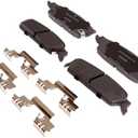 ACDelco Silver Rear Brake Pad Set 14D1194CHF1 | GM 19387594 Ceramic Rear Brake Pads for Select Cadillac Escalade, Chevy Silverado, Chevrolet Tahoe, Suburban, GMC Sierra, Yukon and more