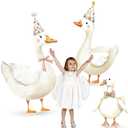 3 Pcs Gender Reveal Decorations Large Sign Set Baby Shower Birthday Supplies 1st Birthday Party Centerpieces for Baby Shower Photo Props(Silly Goose,Large)