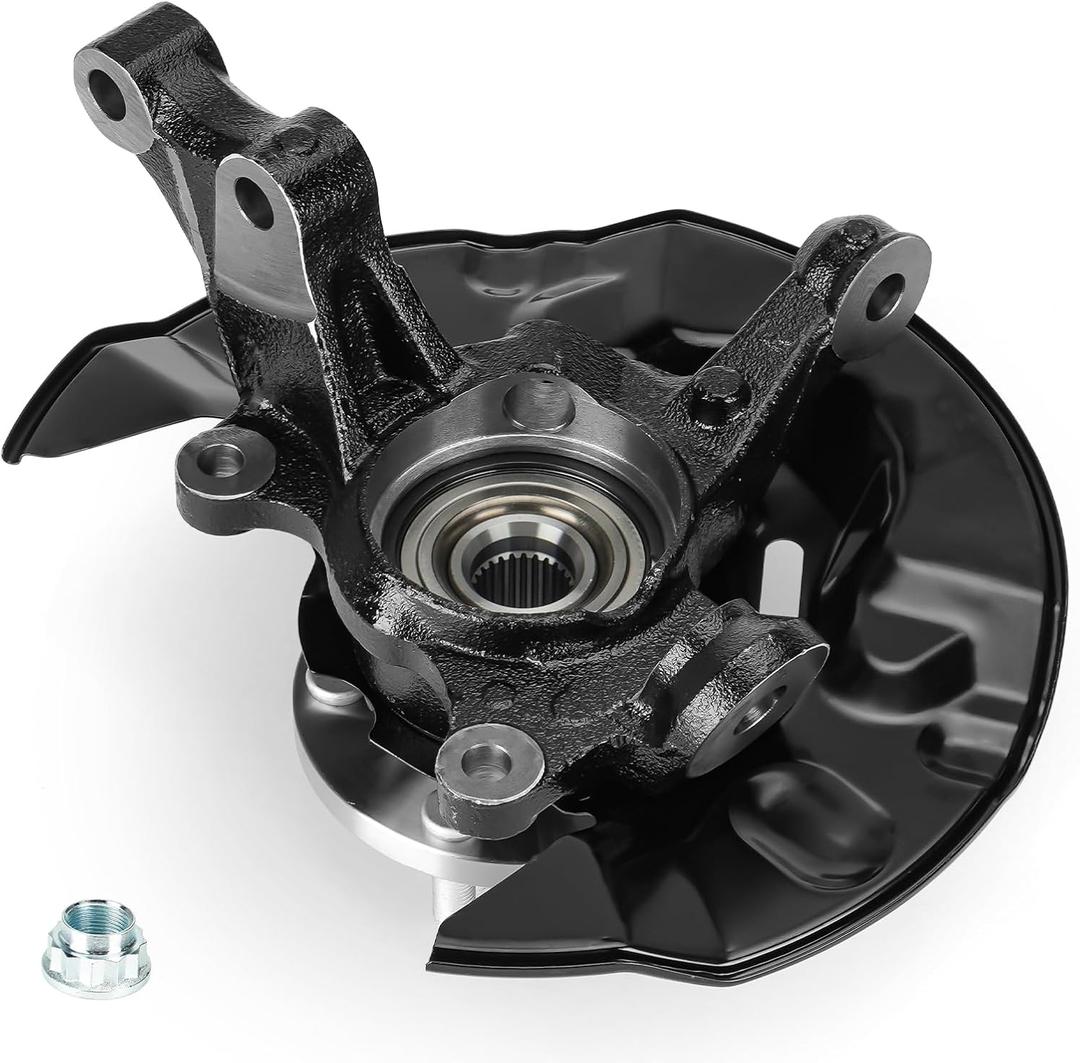 Front Right Steering Knuckle & Wheel Bearing Hub Assembly for Toyota Corolla 2003 2004 2005 2006 2007 2008 L4 1.8L Sedan, LK030 698-388 698388, Passenger Side