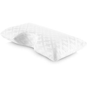 MALOUF Tencel Shoulder Cutout Pillow Replacement Cover - Elegant Design - Cool Feel - for Sensitive Skin - Eco Friendly Process - Hypoallergenic, King