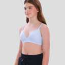 SALIA GIRL Soft Lightly Padded Teen Bras for Girls, Pull-On Wireless Training Bras for Teens, Everyday Comfort S