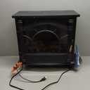 ZAFRO Freestanding Electric Fireplace Stove with Realistic Flame, 5100 BTU Electric Fireplace Heater with Retro Design, 1000W/1500W, Dual Safety Protection for Living Room, Bedroom (23 inch Standard)