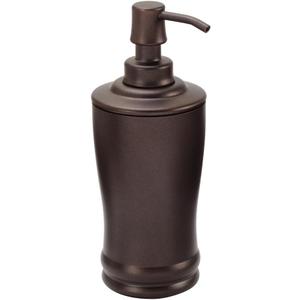 iDesign Metal Tall Liquid Soap Dispenser Pump, The Olivia Collection  8 Oz., Bronze