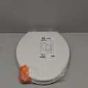 KOHLER K-4774-0 Brevia Elongated White Toilet Seat with Quick-Release Hinges And Quick-Attach Hardware For Easy Clean, White