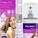 FELIWAY Classic Cat Calming Spray, 60ml - Comforts Cats at Home and On the Go and Helps to Calm During Travel (2 Fl Oz (Pack of 1))