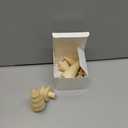 Namalu 6 Pcs Mini Wooden Christmas Trees for Crafts Farmhouse Wood Christmas Trees Small Figurines Vintage Tiny Xmas Table Centerpiece Rustic Unfinished Tabletop for DIY Craft Art Decoration(Boho)