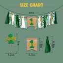 St. Patricks Day First Birthday Highchair Banner Cake Topper Set - Green Gold Irish The Lucky One Photo Prop Backdrop,Lucky One 1st Birthday Decorations (Lucky 1 Set)