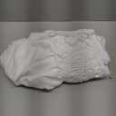 Wrap Around Dust Ruffle Bed Skirt - White - for Queen Size Beds with 12 Inch Drop - Easy Fit Elastic Strap - Adjustable Pleated Bedskirt w/Brushed Fabric - Wrinkle Free - for Women, Men, Kids & Teens