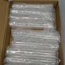 Glass Sticks 100pcs/lot 10200MM 6.5"/Round Crystal Glass Rod Prism DIY Chandelier Crystal with Single Hole Home Curtain/Lighting Accessories - (Color: Transparent/Size: 200mm)