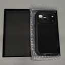 Armor Metal Case for iPhone 17 Pro Max with Tempered Glass Screen Protector, Heavy Duty Military Grade, Shockproof Dustproof Water Resistant Camera Protection Silicone Back Full Body Case Black