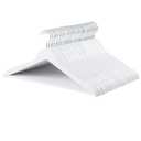  Wood Suit Clothes Hangers, 30-Pack, White