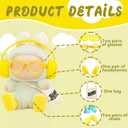 Dolls Clothes and Accessories Suitable for 5.91-6.7inch (15-17cm) Dolls,Dress up Your Doll with Cute and Fashionable Outfits (Yellow)