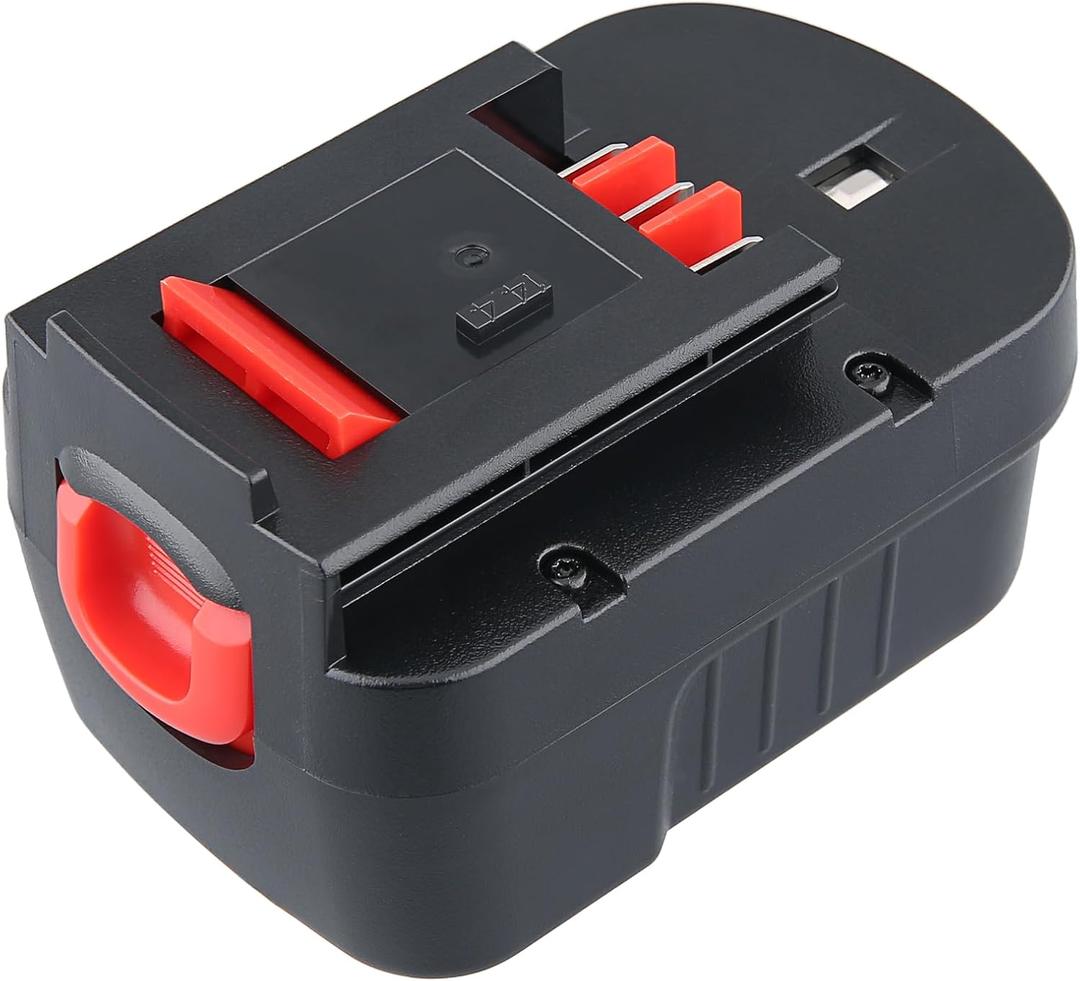 (Upgraded 4.8Ah Ni-Mh 14.4V) HPB14 Battery Replacement for Black and Decker 14.4V Battery FSB14 FS140BX A1714 499936-34 BD1444L A14 Compatible with Black and Decker 14.4V Cordless Power Tools