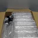 36 PCS Plastic Juice Bottles, 380ml/13oz Clear Sensory Bottles with Black Lids, Empty Water Bottles Bulk Bottle for Storing Smoothie, Milk and Homemade Beverages