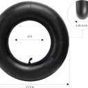 YeYouC Heavy Duty 4.80-8/4.00-8 Inch Replacement Tire Inner Tube, 4.80/4.00-8 Innertube with TR87 Angled Valve for Wheelbarrows, Mowers, wagons and More for 4.80-8 4.00-8 480/400-8 Tires Pack of 2