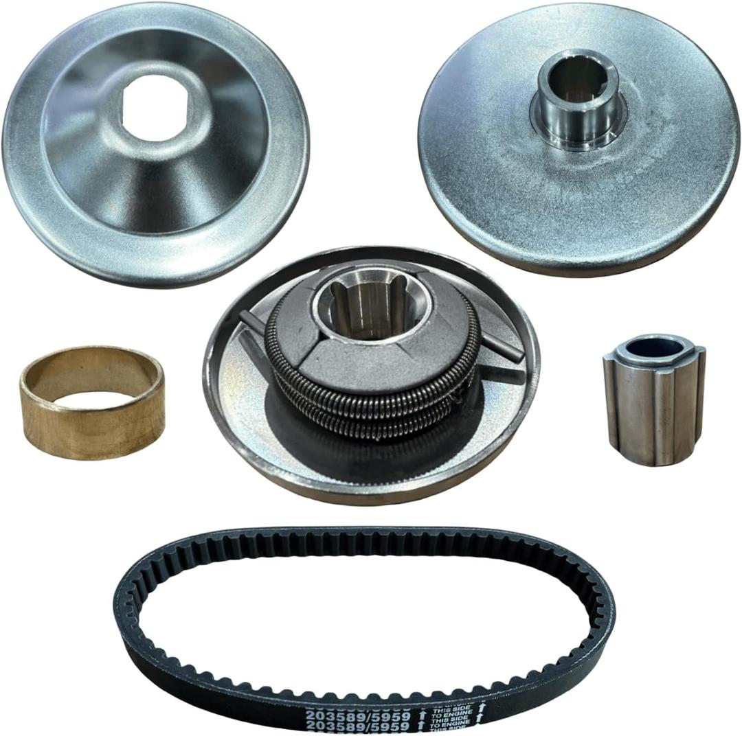 30 Series 6.5 HP Predator 212CC 3/4" Bore Max Torque Converter Go Kart Mini Bike Driver Pulley Clutch With Comet 203589 / Manco 5959 Drive Belt