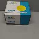 Elegant Bathroom Sink Faucet Single Hole,AUU Waterfall Chorme Vessel Sink Faucet Solid Brass,Single Handle Tall Bowl Sink Faucet with Pop Up Drian Supply Line 
Brushed Gold)