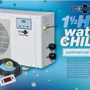 EcoPlus Commercial Grade Water Chiller, Cooler for Reservoirs, Hydroponics, and Aquariums, 1  HP
