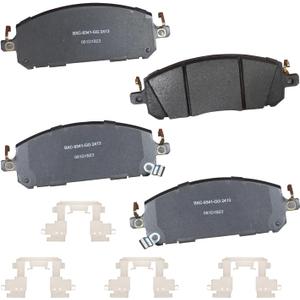 Bendix Premium SBC2413 Ceramic Front Brake Pads for INFINITI QX60 2023-2022, Mitsubishi Outlander 2023-2022, Outlander PHEV 2023, Nissan Pathfinder 2024-2021