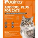 PUAINTA Addcool Plus Flea and Tick Prevention for Cats & Kittens, Professional Topical Treatment, 3 Monthly Doses, Fast-Acting Waterproof Cat Flea Drops