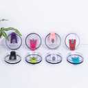 30 oz Tumbler Lids, Fits for 30Oz YETI Rambler, Ozark Trail and More, Koodee 2 Pack Spill-proof Lids,Covers for 30 Ounce Tumbler,Cup (Magenta)