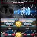 Unique Backup Camera for Cars AHD 1080P 170 Degree Wide View Angle Rear View Camera Back up Camera with Clear Night Vision IP68 Waterproof Reverse Camera for Car Sedans SUV MPV Van Pickup (6m Cable)