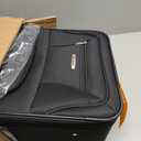 Rockland Fashion Softside Upright Luggage Set, Expandable, Black, 2-Piece (14/19)