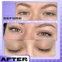 Lanflower Magnetic Eyelashes with Applicator, Mangetic Eyelashes Natural Look, Wispy Magnetic Lashes, No Glue Needed Magnetic Eyelashes, Strong Hold, Reusable, Waterproof, Cat Eye, No Irritation