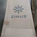 ZINUS 12 Inch Comfort Support Cooling Gel Hybrid Mattress, Queen, Euro Top Innerspring Mattress, Motion Isolating Pocket Springs, Mattress in A Box (White)