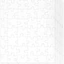 Juvale 36 Pack Blank Puzzles to Draw On, 8.5x11 Make Your Own Jigsaw Puzzle for Kids DIY, Arts and Crafts Projects (48 Pieces Each)