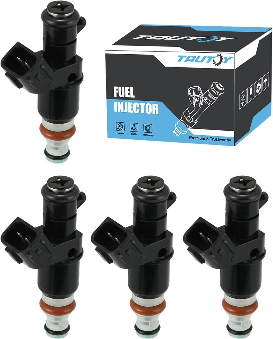 FJ484 Fuel Injectors 4PCS 2.0L 2.4L For Acura RSX 2005-2006,For Honda Accord 2003-2007,CR-V 2005-2009,Element 2003-2011,16450RAAA01 16450RADL61