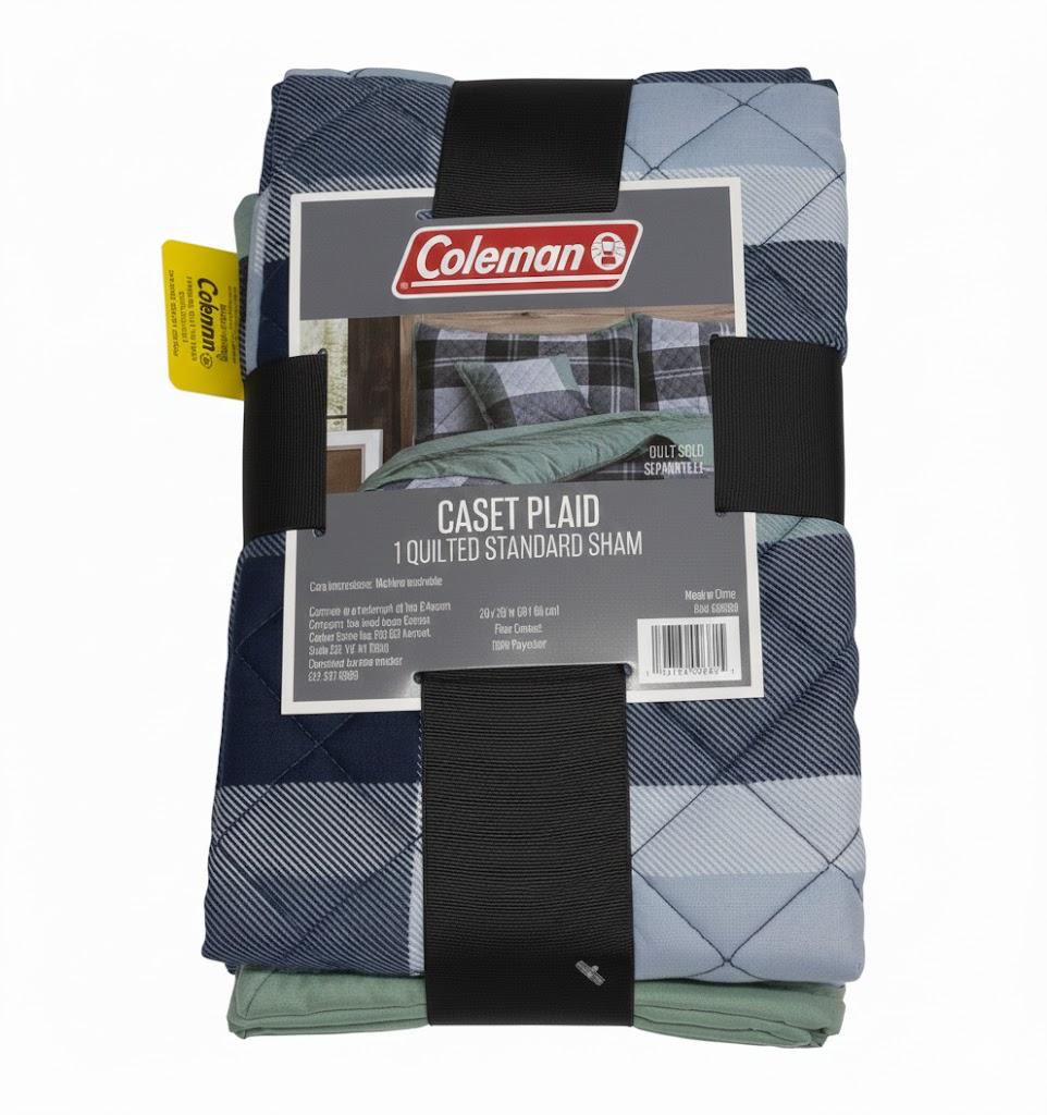 Coleman Casey Plaid Quilted Sham - 1 Each 20x36 in