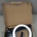 Overhead Phone Mount with Ring Light Phone Holder,10" LED Ring Light for Desk with Stand and Remote for iPhone, Phone Tripod with Light for Video Recording TikTok Live Stream Cooking Kitchen Vlogging