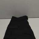 EARKOHA Women's Mini Cargo Skirt Y2K Low Waist Button Short Bodycon Denim Jean With Flap Pockets (Large)