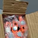 Eurmax USA Galvanized Non-Rust Camping Family Tent Pop Up Tent Stakes Canopy Anchors Heavy Duty 10pc-Pack, with 4x10ft Ropes & 1 Orange Stopper