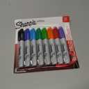 Sharpie Permanent Chisel Tip Marker Set, Poster Markers for Wood, Plastic, and More, 8 Count