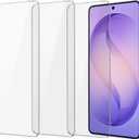 Screen Protector for Samsung Galaxy S26 Ultra 2026 (3 Pack), 9H Tempered Glass with 100% Ultrasonic Fingerprint Unlock, Bubble-Free Install for Commute & Public Security