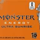 Monster Energy Ultra Sunrise, Sugar Free Energy Drink, 16 Fl Oz | Pack of 15 (EXP 12/30/26)
