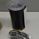 Milk Frother, Upgraded 4-in-1 Milk Frother and Steamer, Hot and Cold Foam Maker and Milk Warmer with Temperature Control & Auto Shut-Off, Frother for Coffee, Latte, Cappuccino, Matcha (Black)