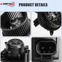 HVAC Heater Blower Motor Fan Fits for 2010-2013 Chevy Silverado 1500 2500 3500 HD & GMC Sierra, 2013-2017 Chevy Traverse & Buick Enclave, 2010-2012 Escalade EXT, 2013-2016 GMC Acadia, 700267